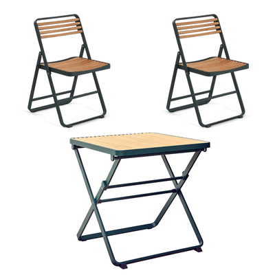 Mindo 121 Outdoor Folding Dining Set, Small