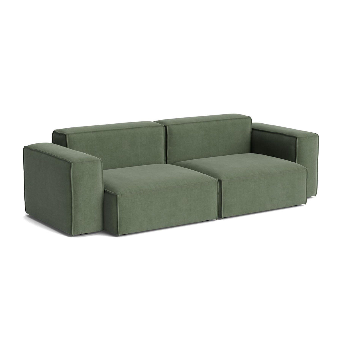 HAY Mags Soft 2+ Seater Sofa Low Armrest with Removable Cover Combination 1