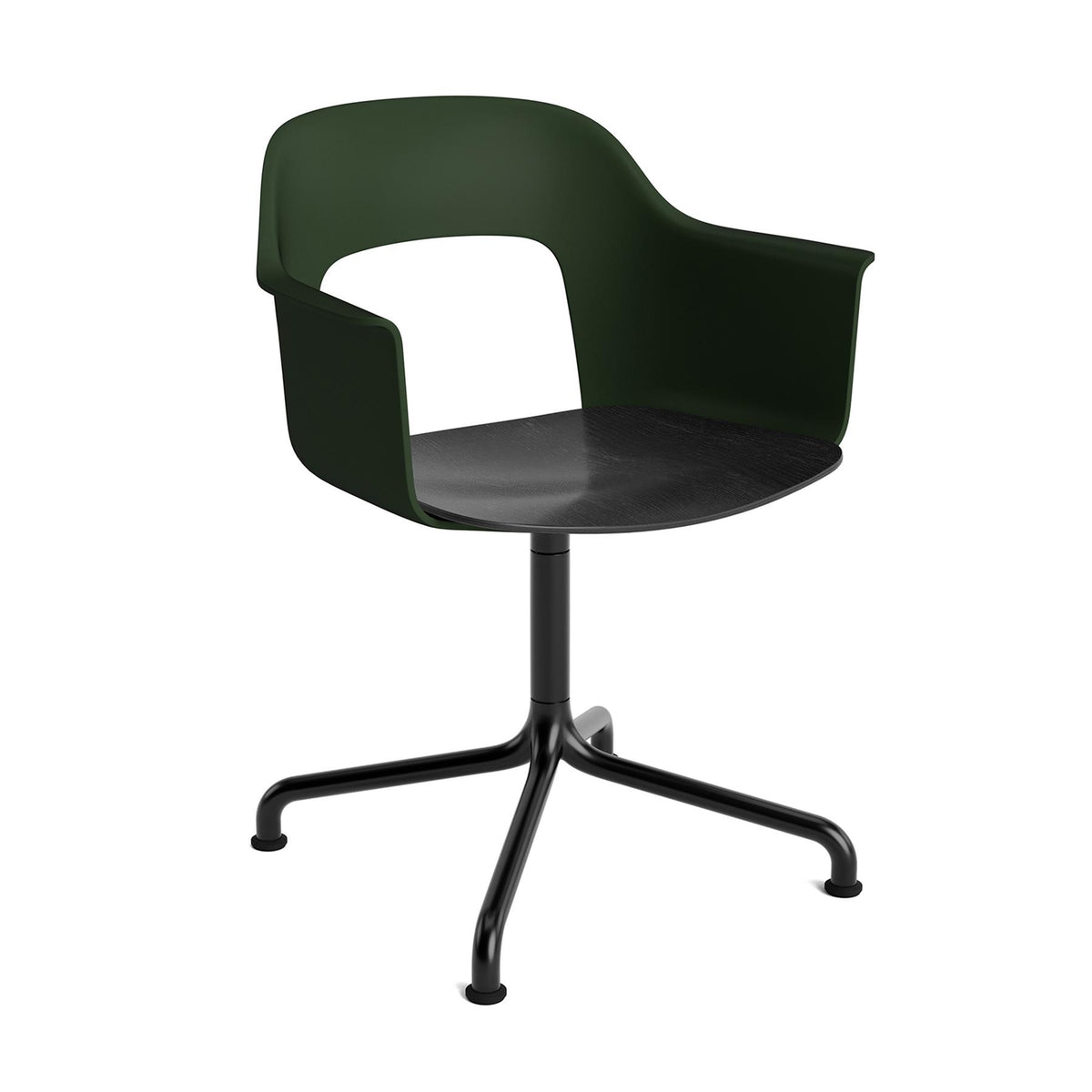 HAY Layout Armchair 252 with 4 Star Swivel Arc Base