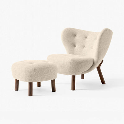 &Tradition VB1 Little Petra Chair with Footstool