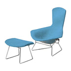 Knoll Bertoia Armchair High Back with Ottoman
