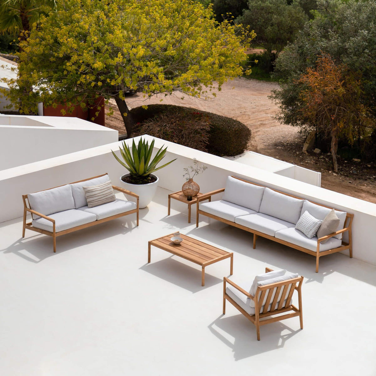 Ethnicraft Jack Outdoor 3 Seater Sofa