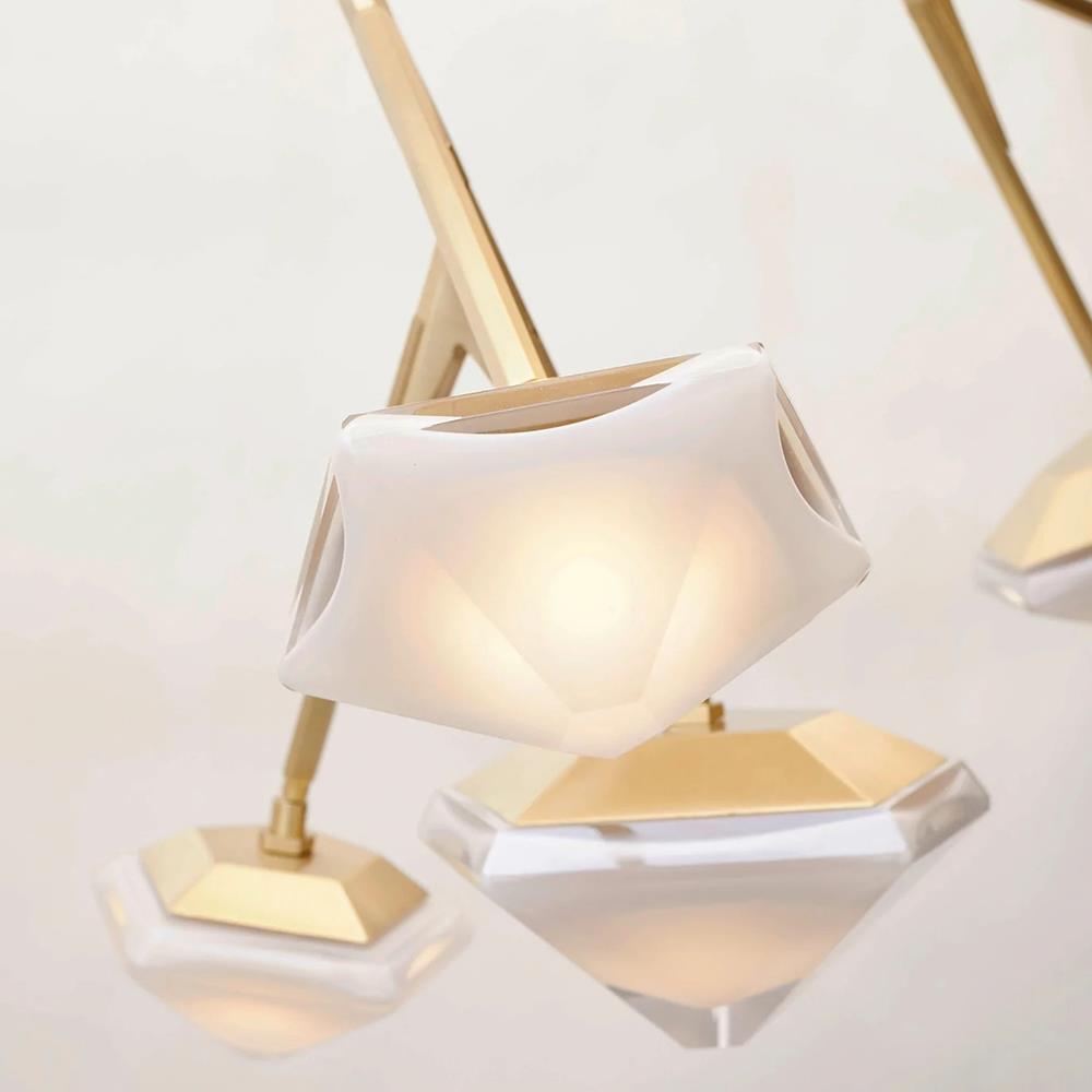 Myriad tall chandelier