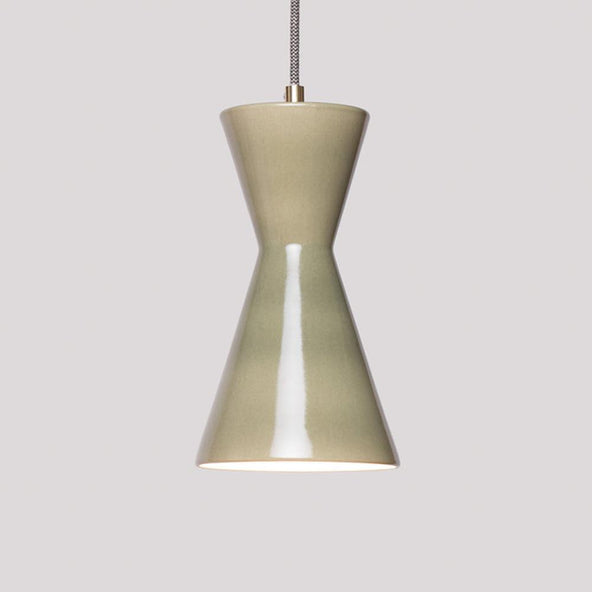 Outlet Patricia Lobo Vora Ceramic Pendant - Olive Green