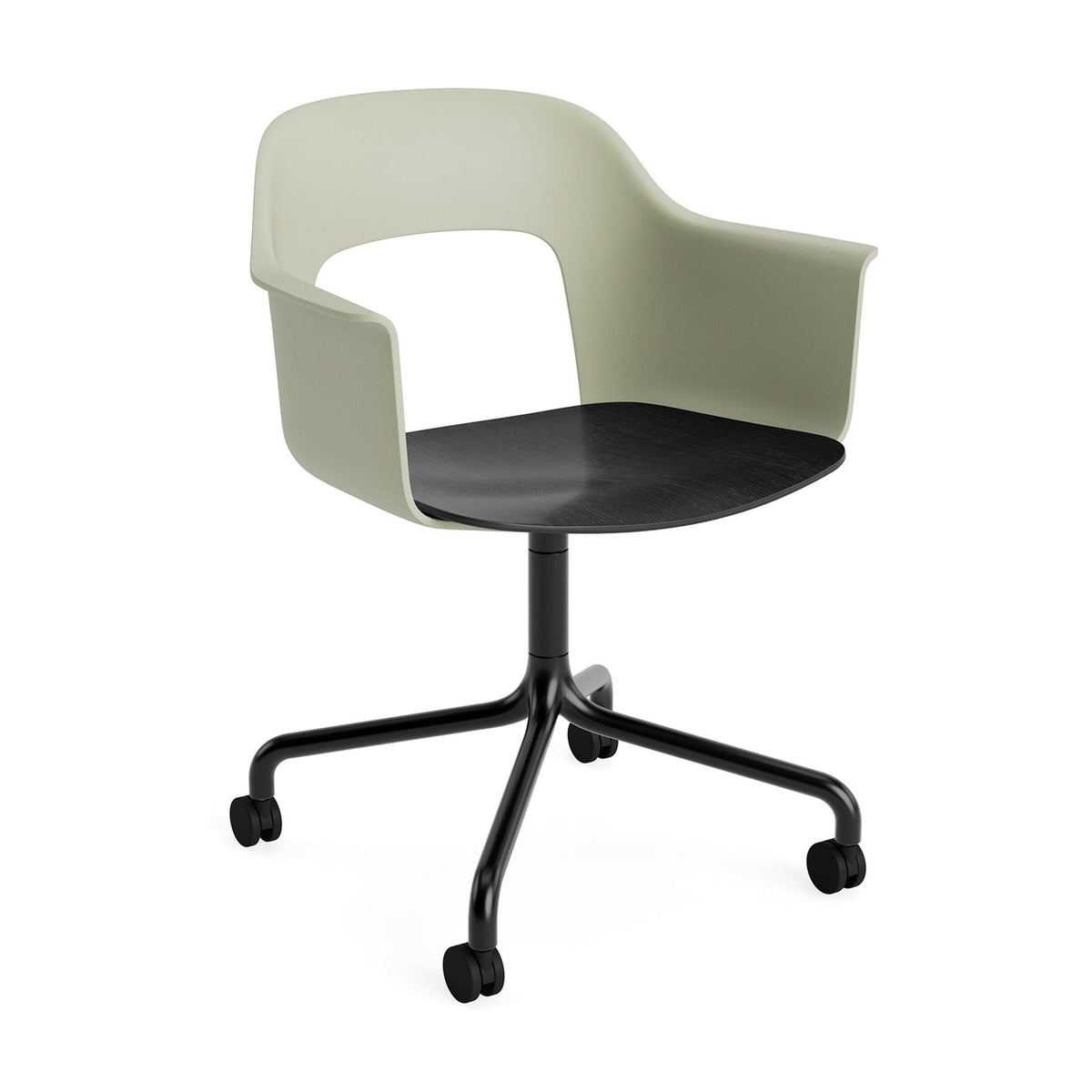 HAY Layout Armchair 262 with 4 Star Swivel Wheel Base