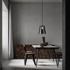 Outlet Old School Electric Tapered Blown Pendant Light : Smoked