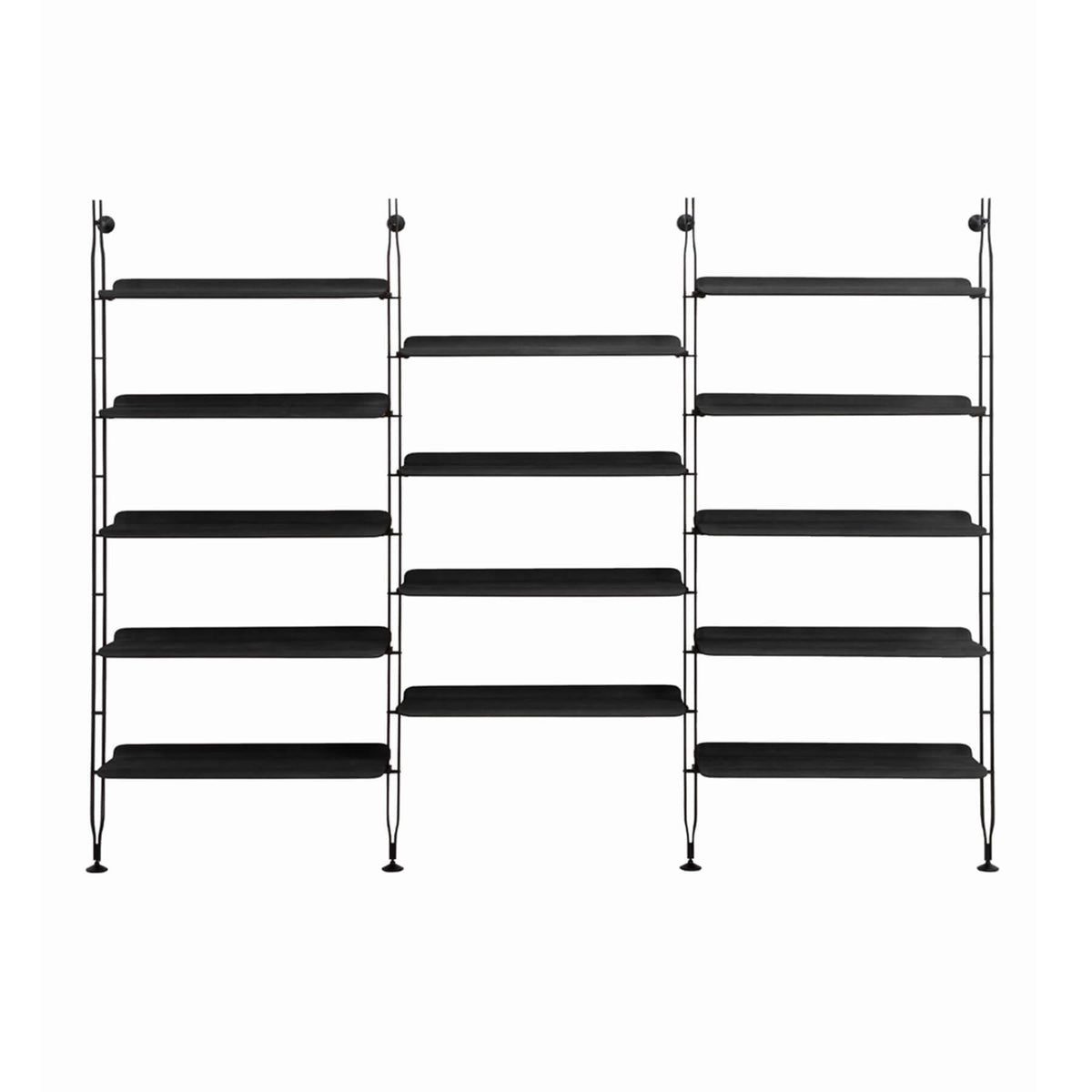 Kartell Adam Wood Triple Shelves