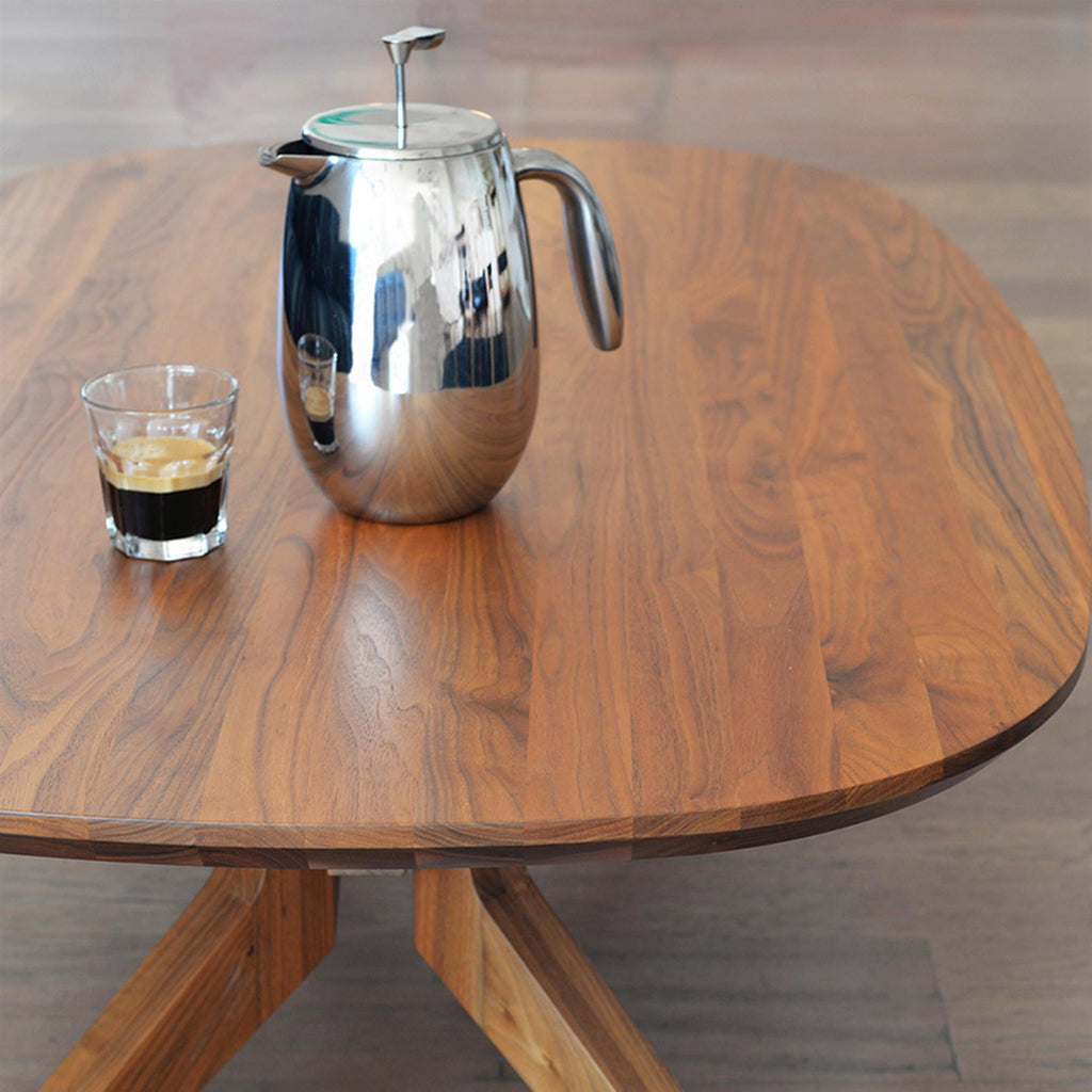 Case Furniture Cross Oval Coffee Table
