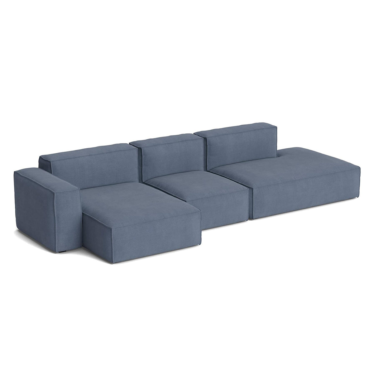 HAY Mags Soft 3+ Seater Sofa Low Armrest with Removable Cover Combination 4 Left