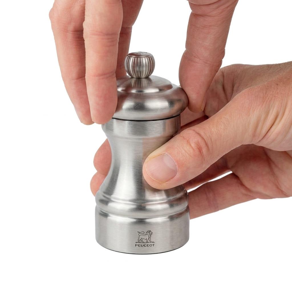 Peugeot Bistro Classic Salt & Pepper Mill Set in Brushed Stainless Steel