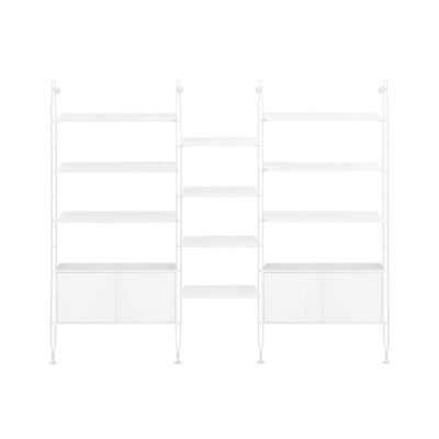 Kartell Adam Wood Triple Shelf With Container
