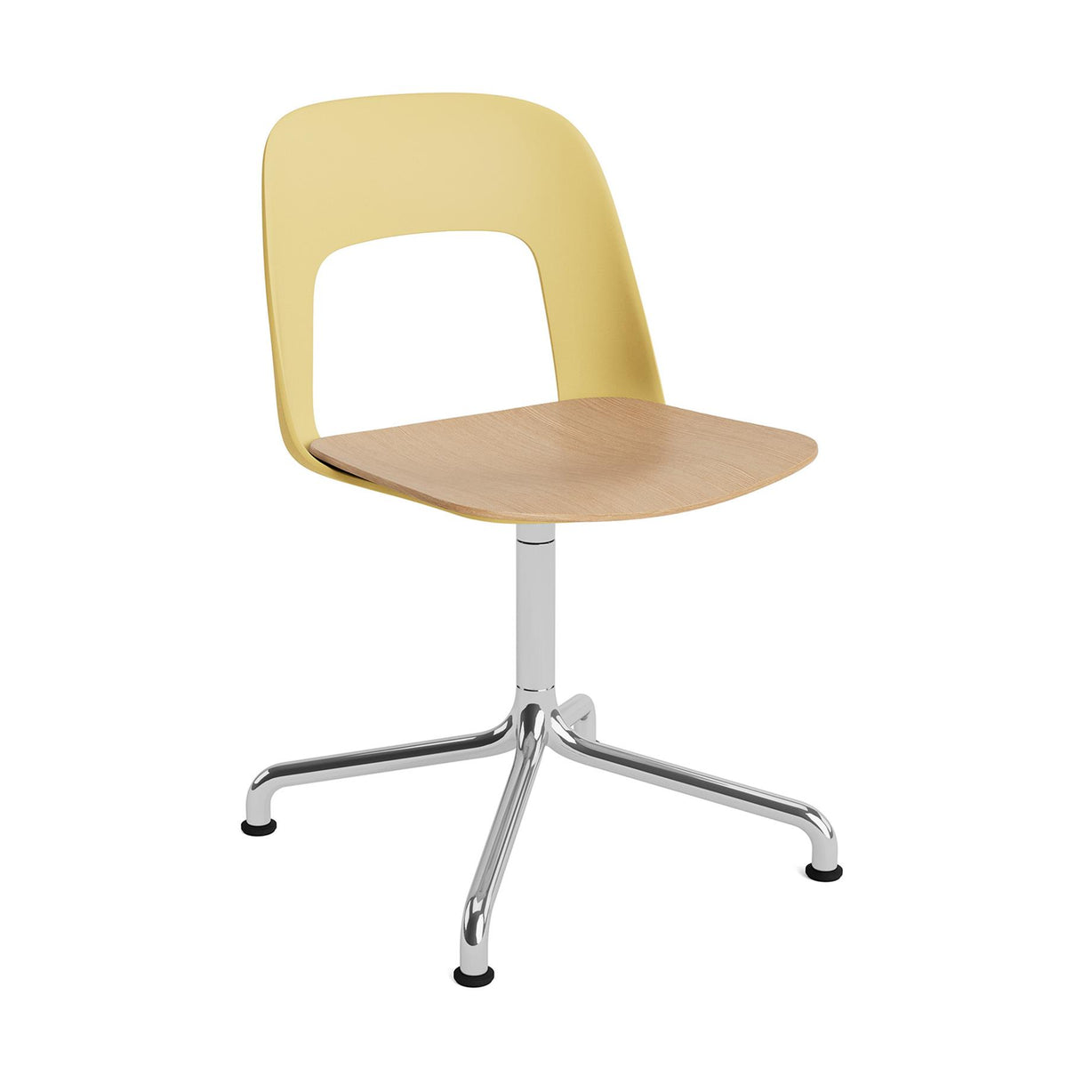 HAY Layout Chair 152 with 4 Star Swivel Arc Base