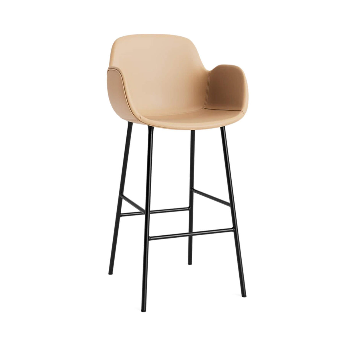 Normann Copenhagen Form Bar Armchair, Metal Legs