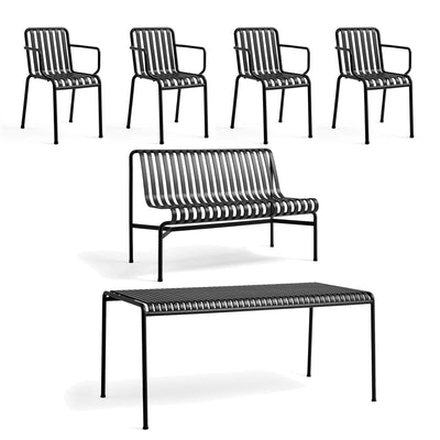 Outlet Palissade Family Bundle, No bench arms - Anthracite *BLACK FRIDAY EXCLUSIVE*