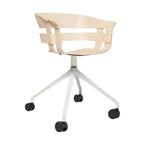Design House Stockholm Wick Chair with 4 Star Swivel Wheel Base