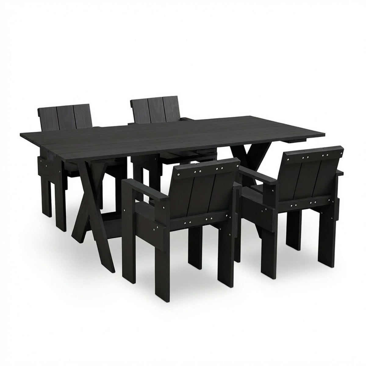 HAY Crate Garden Dining Set - Medium - Curated by Holloways of Ludlow