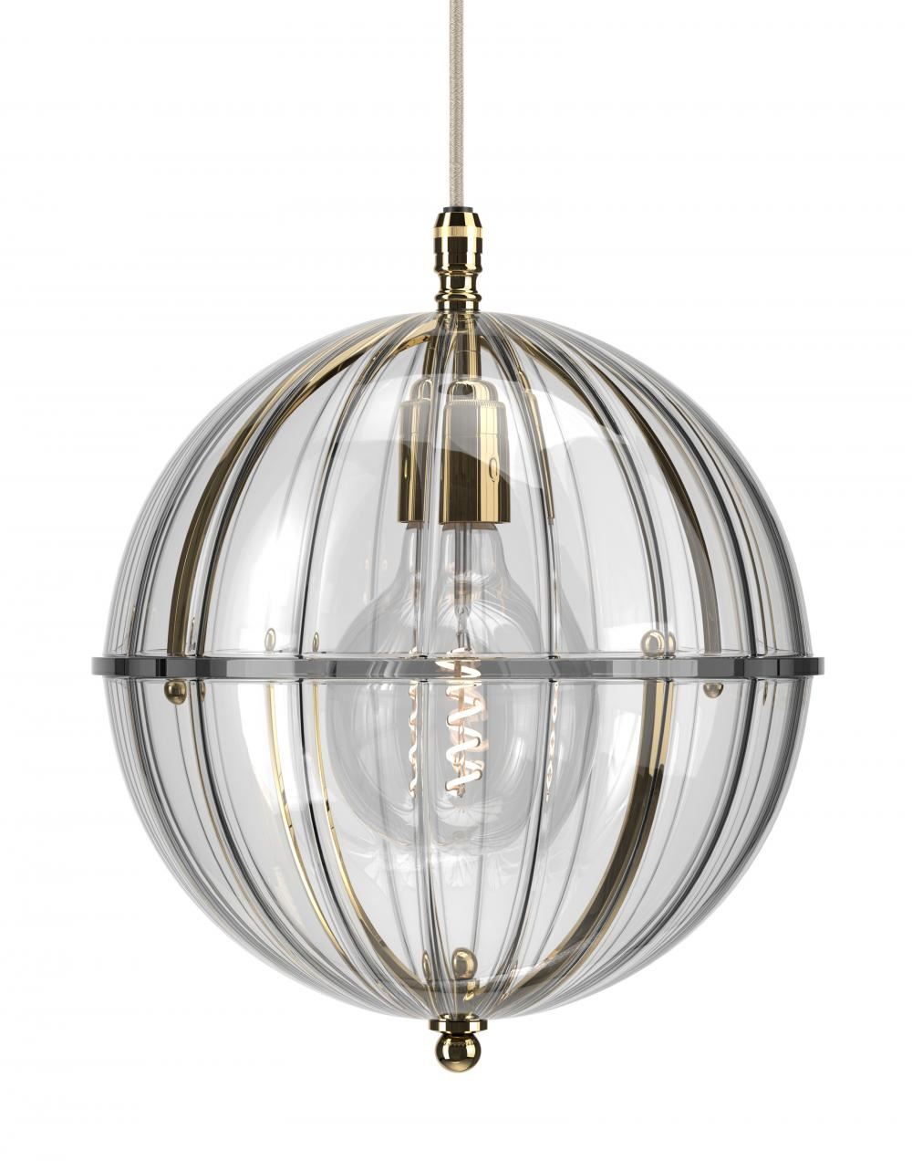 Fritz Fryer Grafton Globe Pendant Light