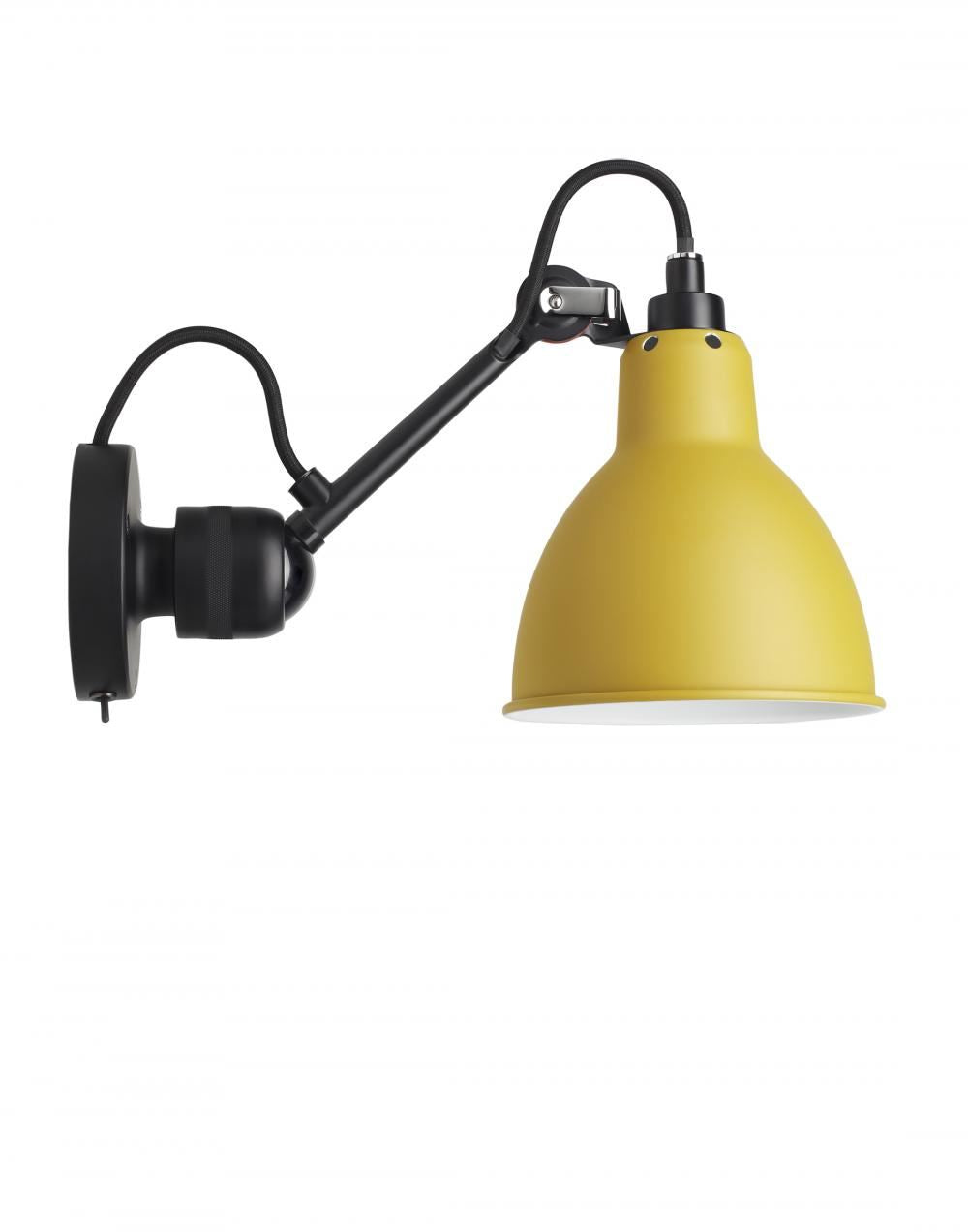 DCW Editions Lampe Gras 304 Small Wall Light - Black Arm