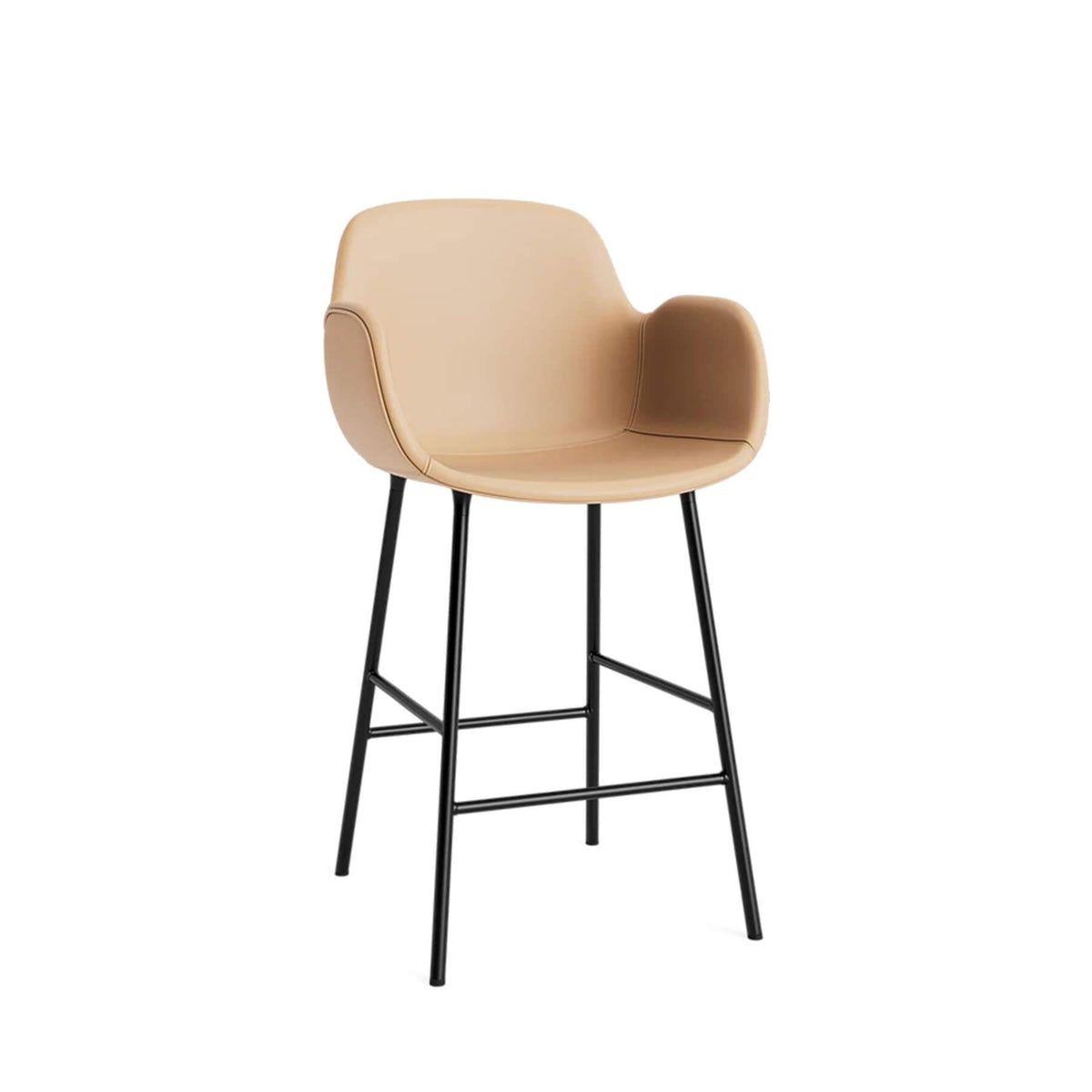 Normann Copenhagen Form Bar Armchair, Metal Legs