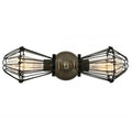 Mullan Lighting Praia Vintage Double Cage Wall Light