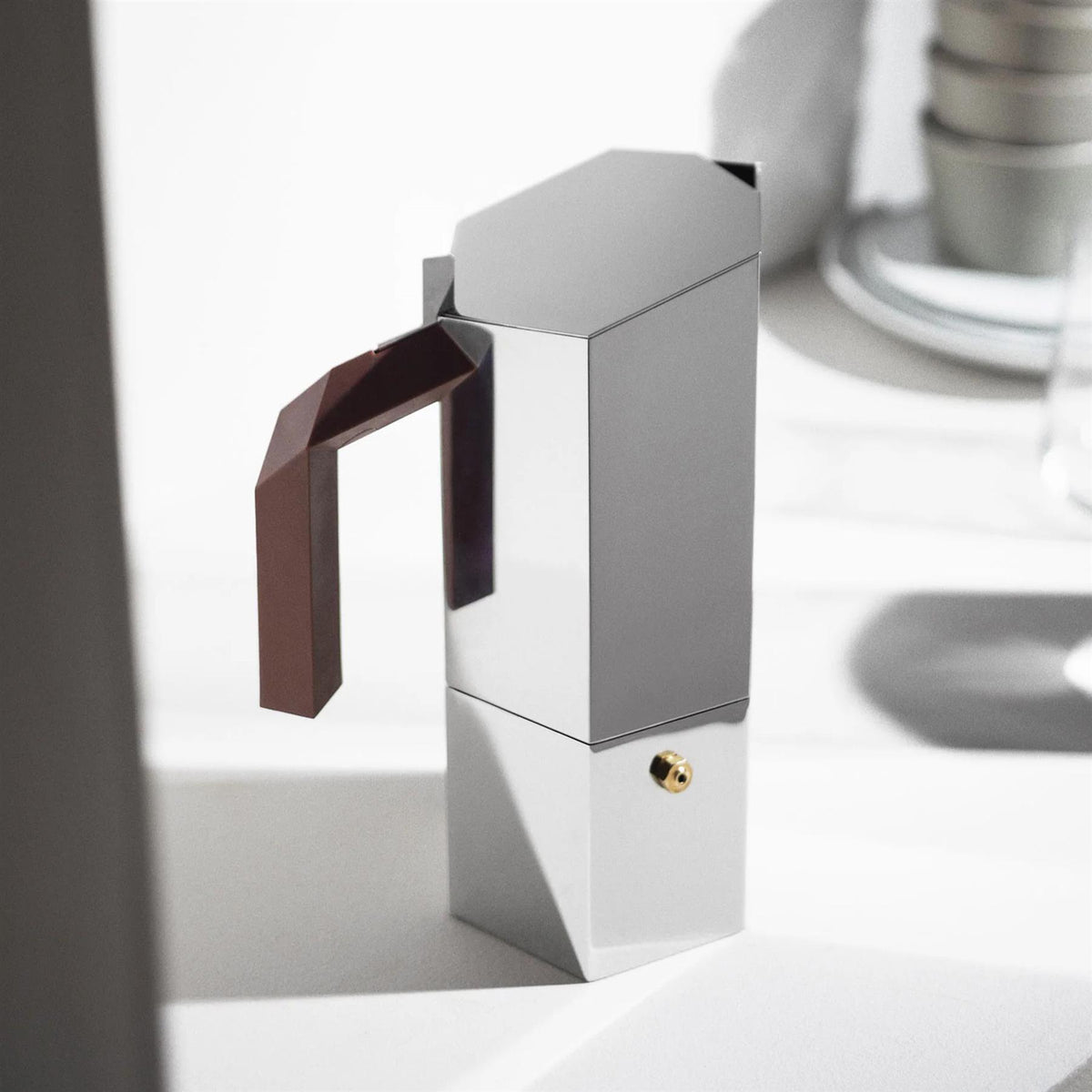 Alessi Menhir Induction Hob Espresso Coffee Maker