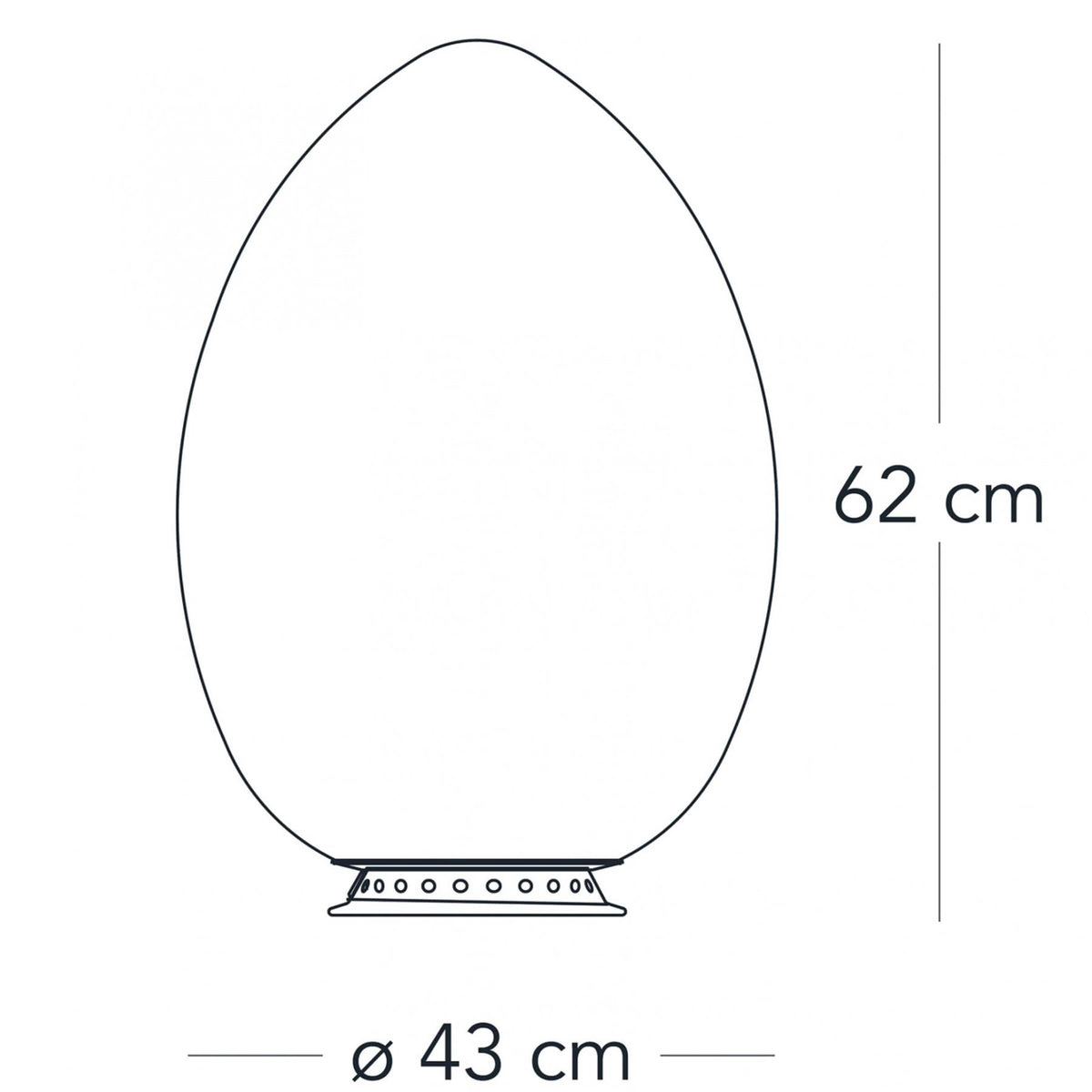 FontanaArte Uovo Table Lamp
