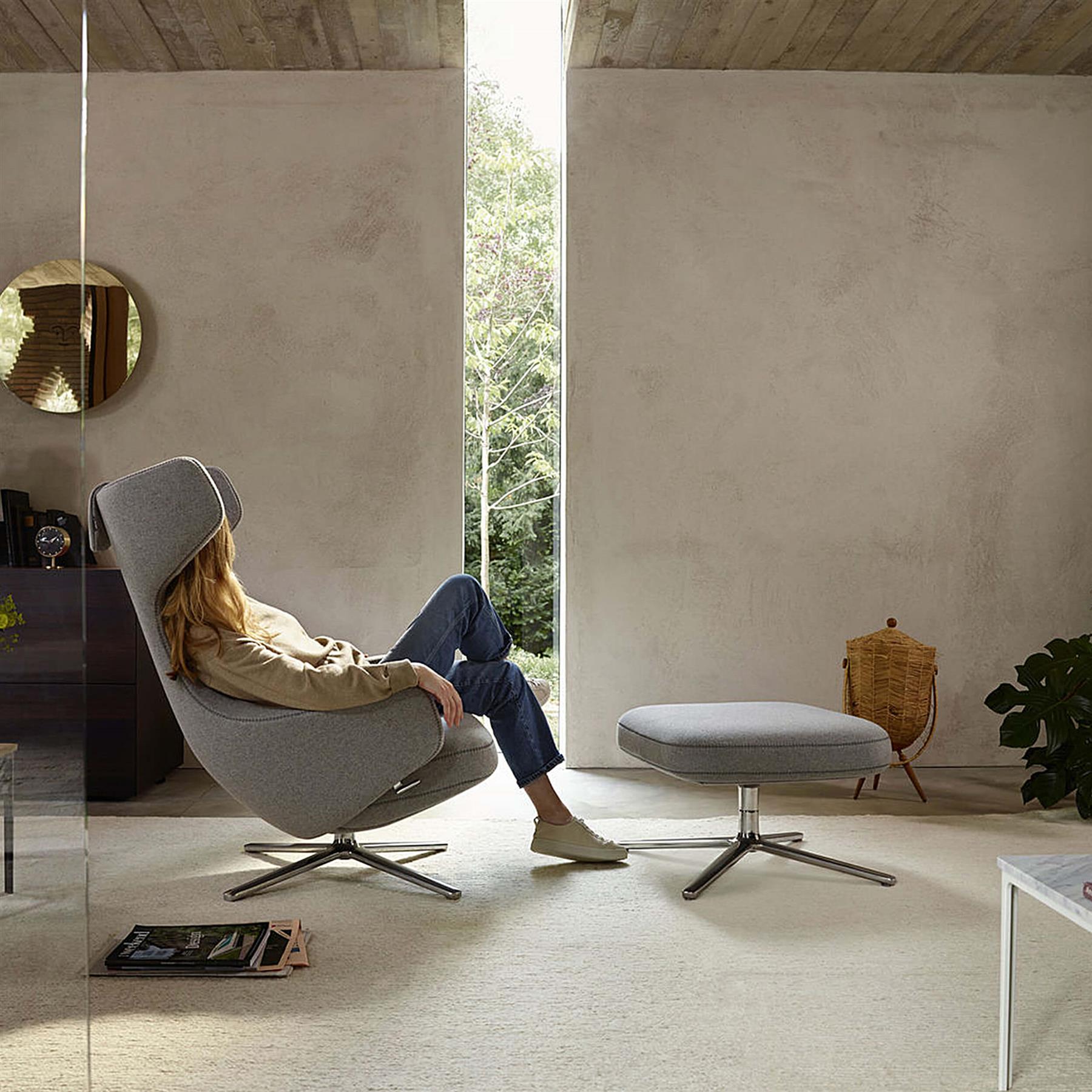 Vitra Grand Repos Lounge Chair with Ottoman