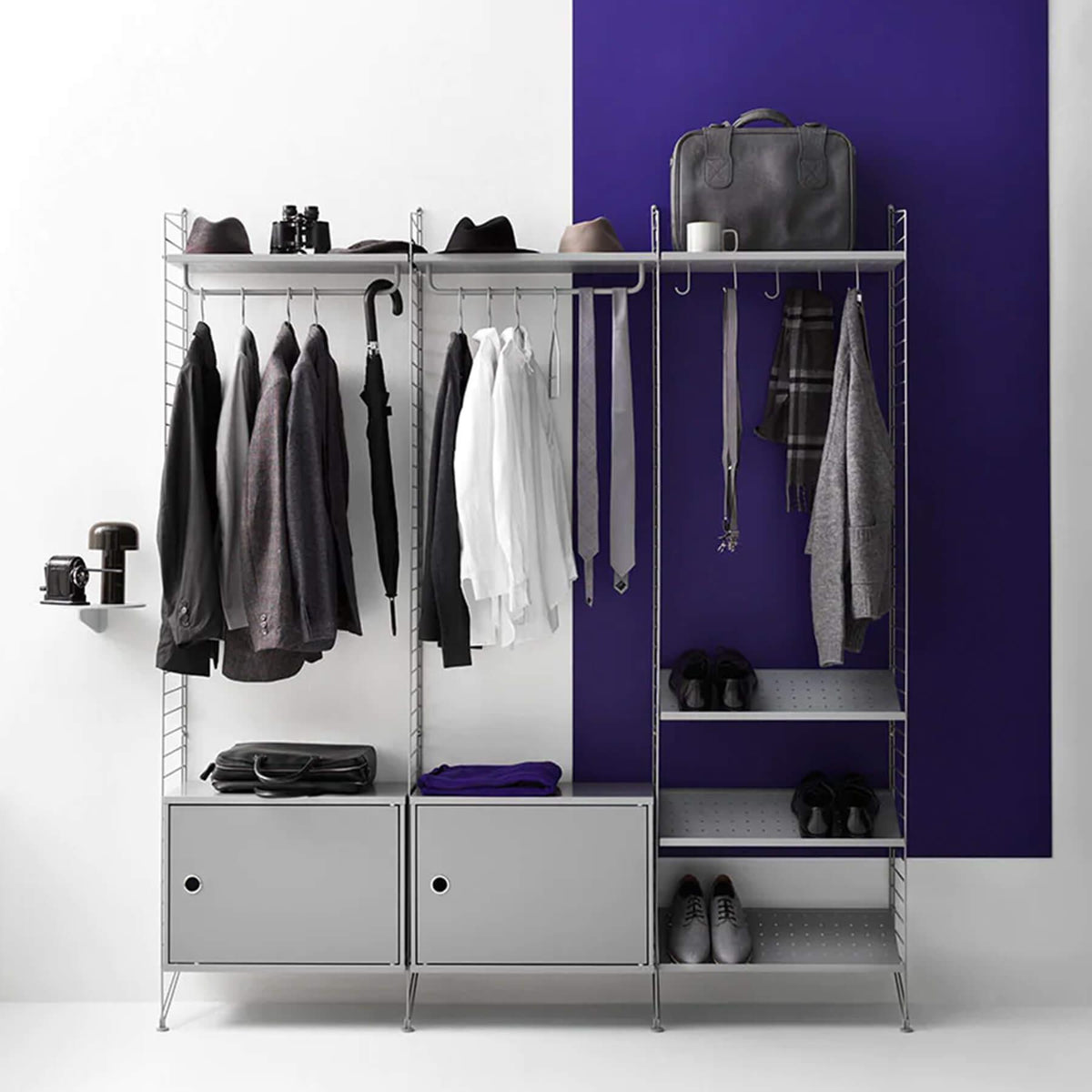 String Furniture Cabinet with Swing Door