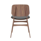 Fredericia Soborg Wood Base Chair with Upholstered Seat
