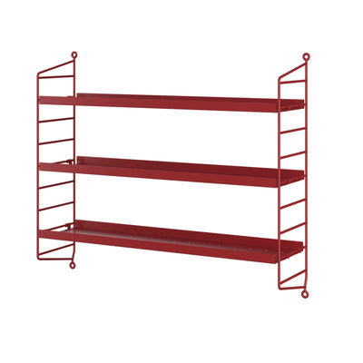 String Furniture String Pocket Shelving - Metal