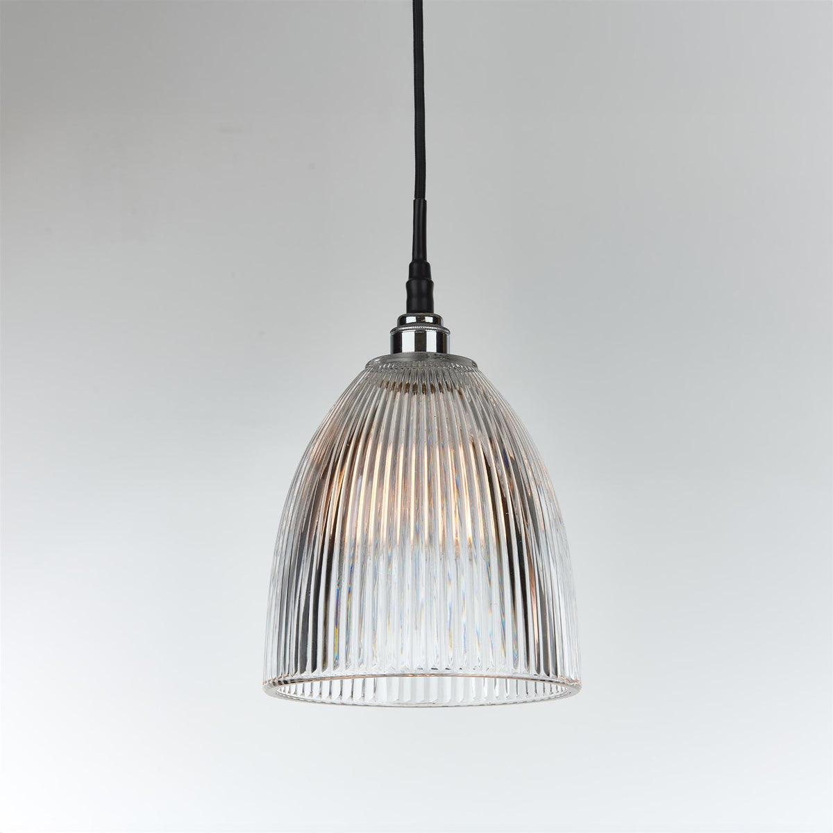 Old School Electric Elongated Prismatic Pendant Light : Bathroom Version