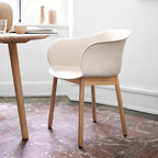 &Tradition JH30 Elefy Chair with Wooden Legs