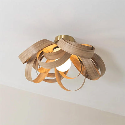 Tom Raffield Skipper Flush Ceiling Light