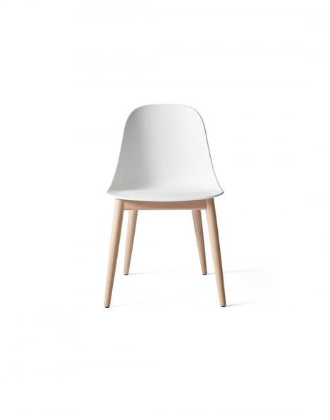Outlet Audo Copenhagen Harbour Dining Side Chair - Un-upholstered - Natural Oak / White
