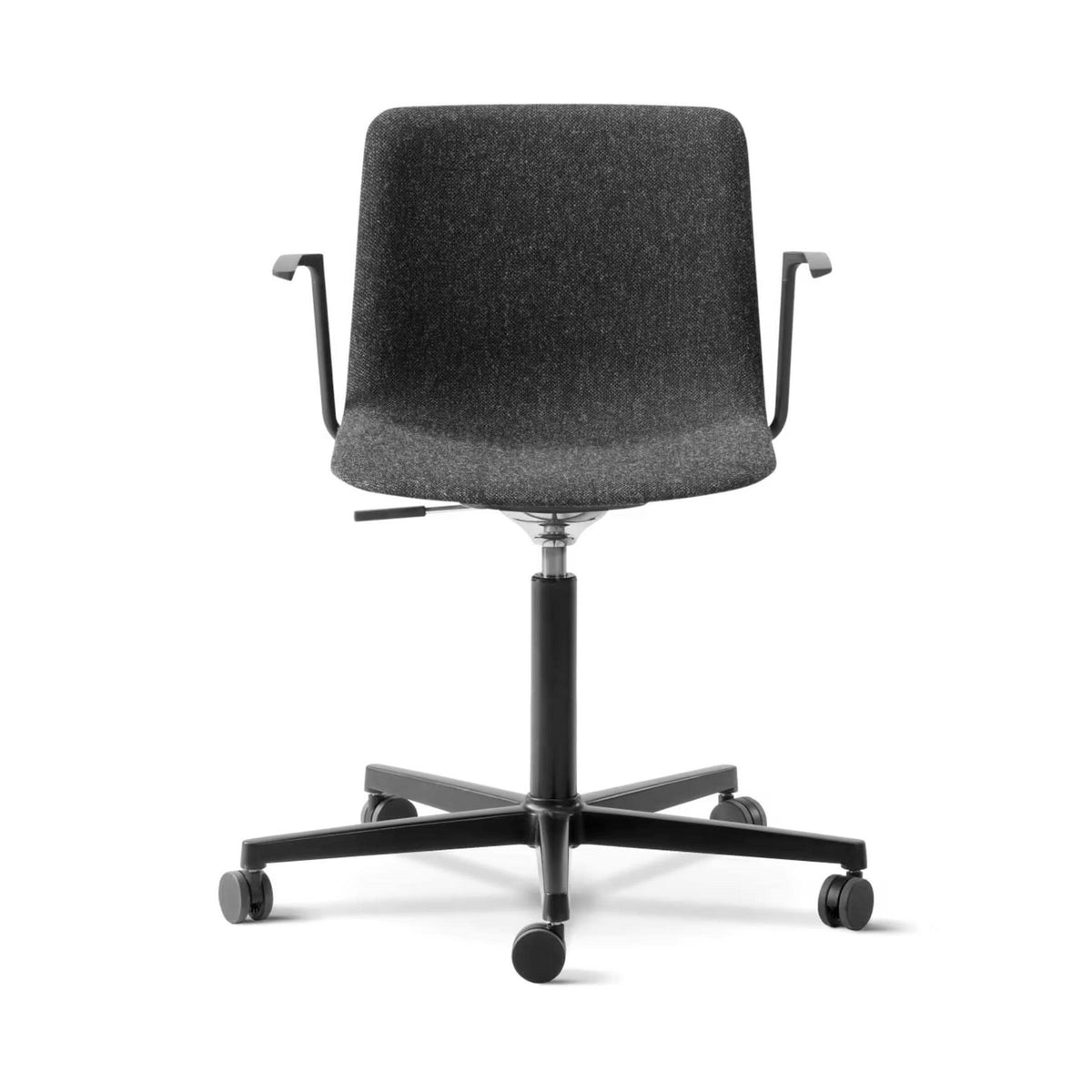 Fredericia Pato Armchair, Fully Upholstered with 5 Star Swivel Wheel Base