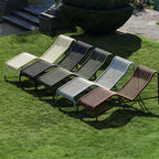 HAY Palissade Cord Garden Chaise Longue