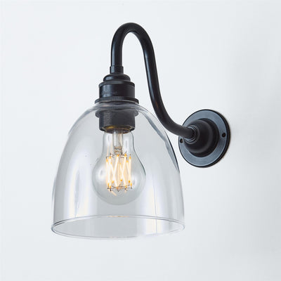 Old School Electric Bell Wall Light : Swan Arm