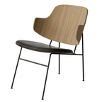 Audo Copenhagen The Penguin Lounge Chair with Upholstered Seat