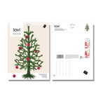Lovi Wooden Spruce with Mini Baubles