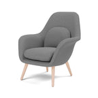 Fredericia Swoon Lounge Petit Wood Base Chair