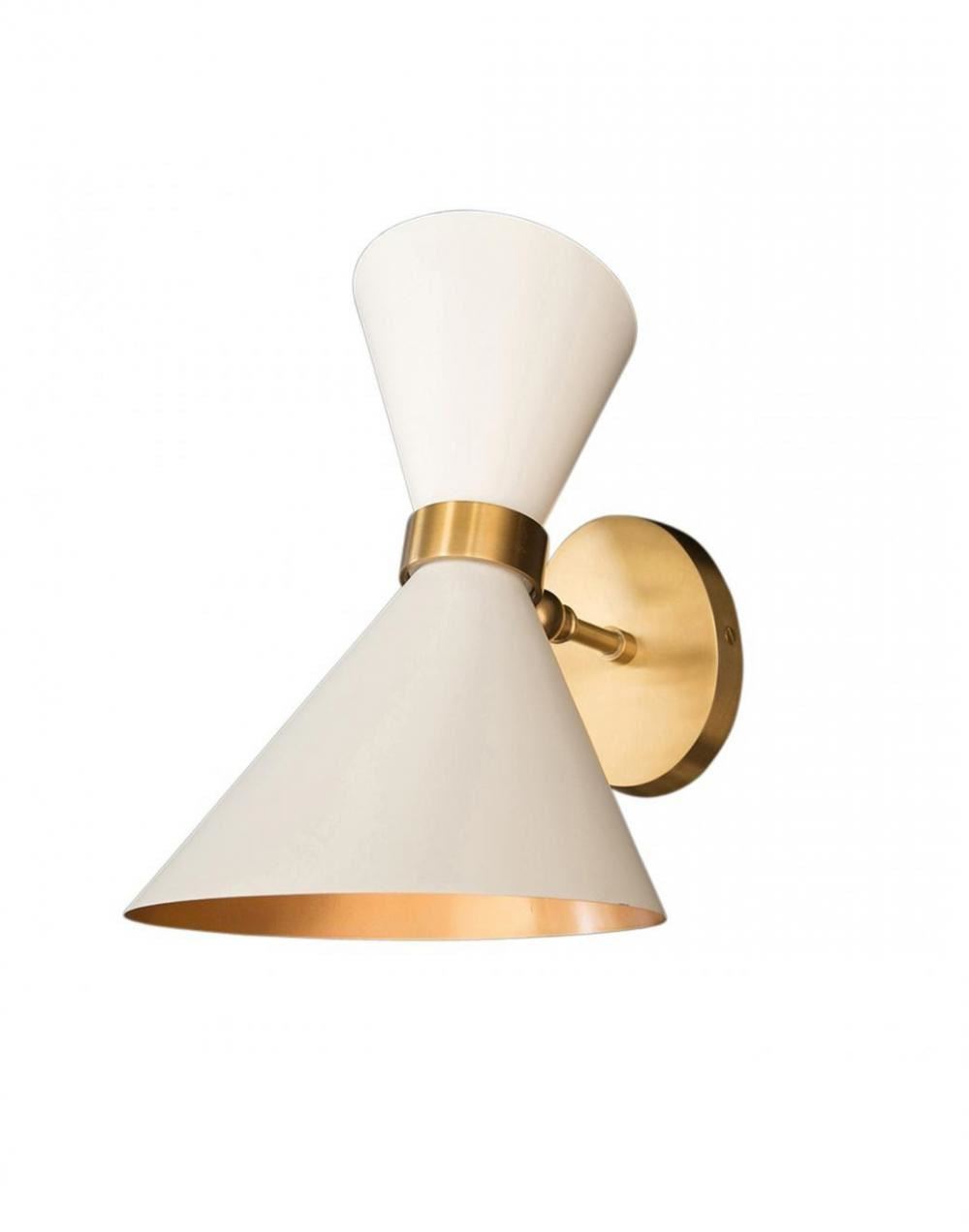B-Stock Gong Peggy Up and Down Wall Light - White