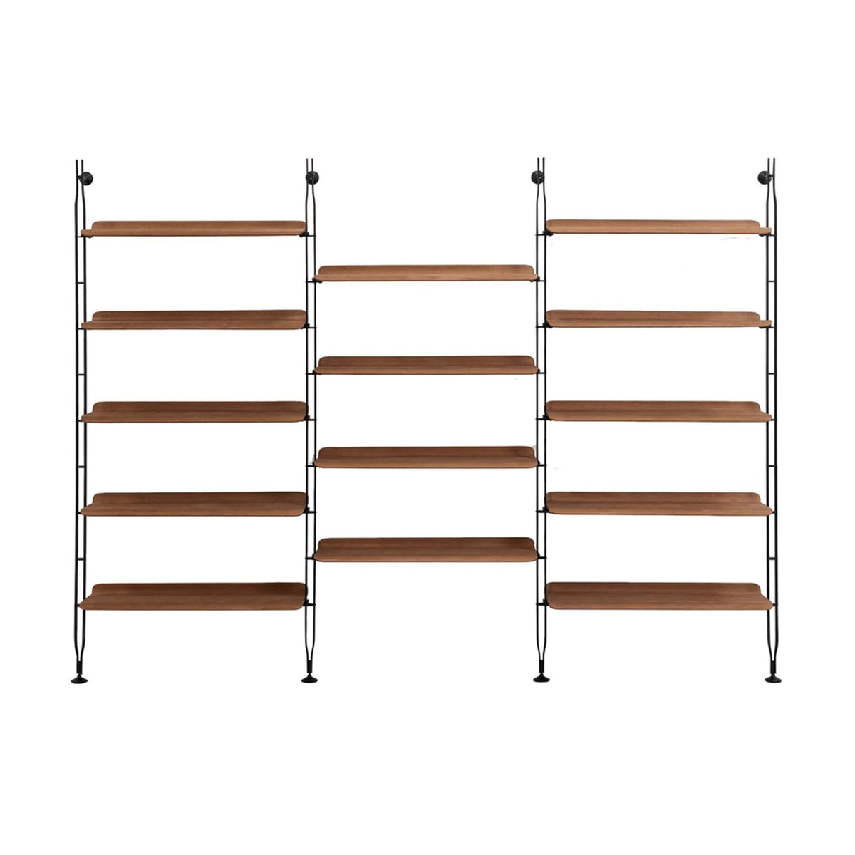 Kartell Adam Wood Triple Shelves
