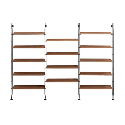 Kartell Adam Wood Triple Shelf