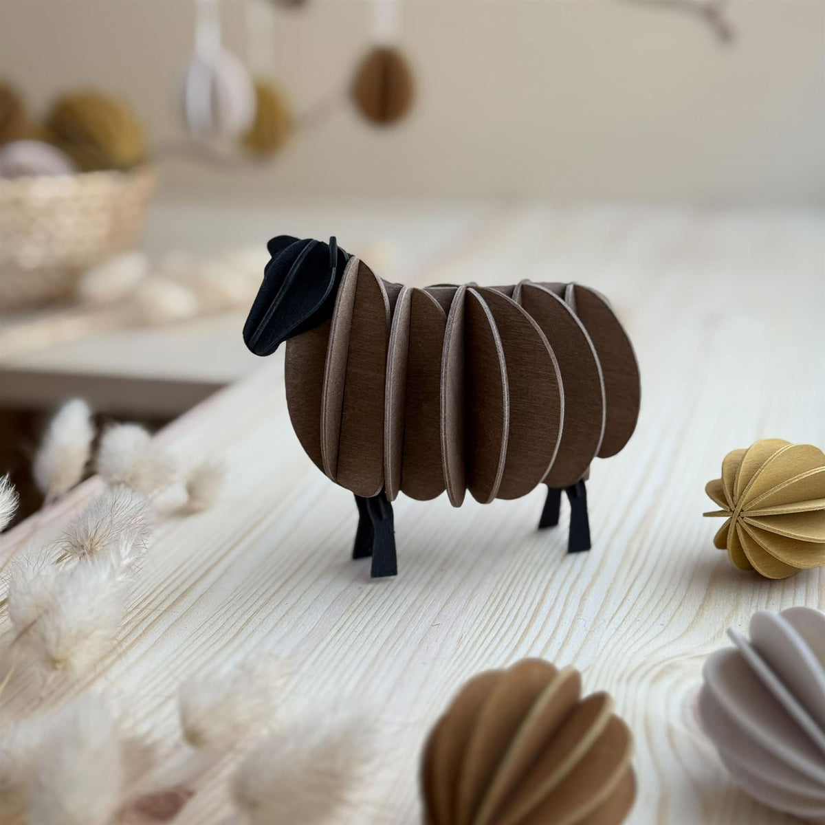 Lovi Wooden Sheep Decoration