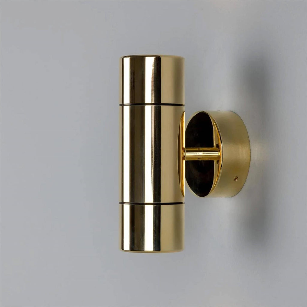 Mullan Lighting Lana Up and Down Brass Wall Light