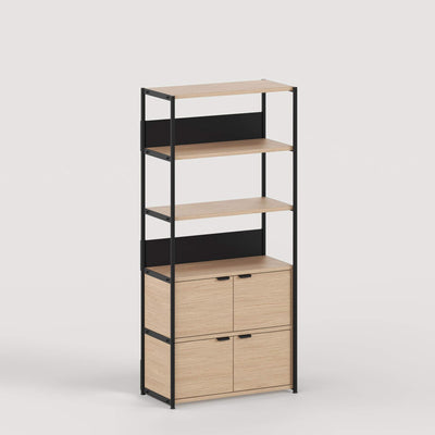 TIPTOE Unit Shelf Level 5 & 6 with Double Doors Shelf