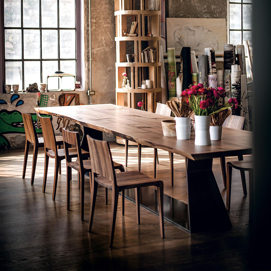 Riva 1920 Bedrock Plank C Dining Table
