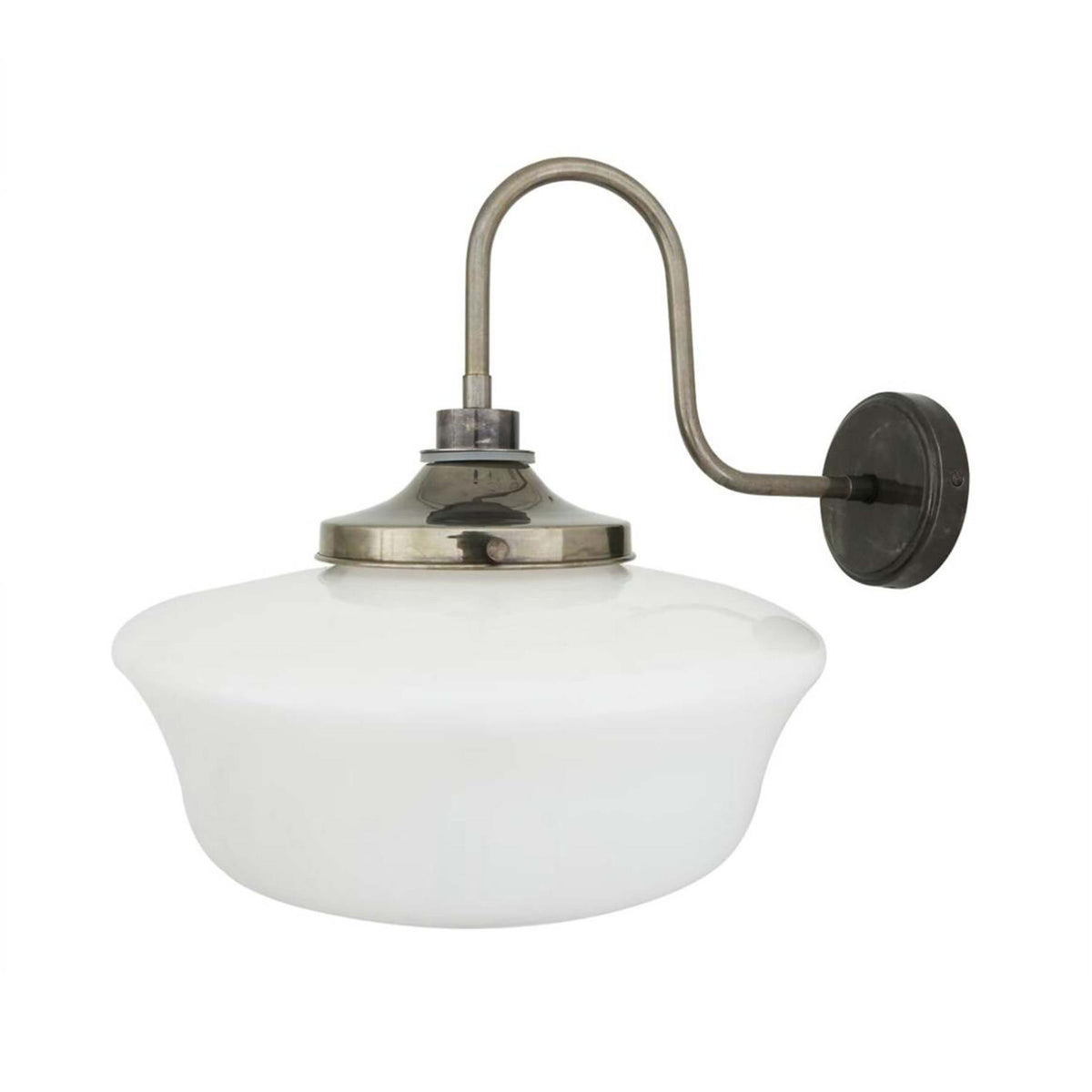 Mullan Lighting Anath Schoolhouse Swan Neck Wall Light