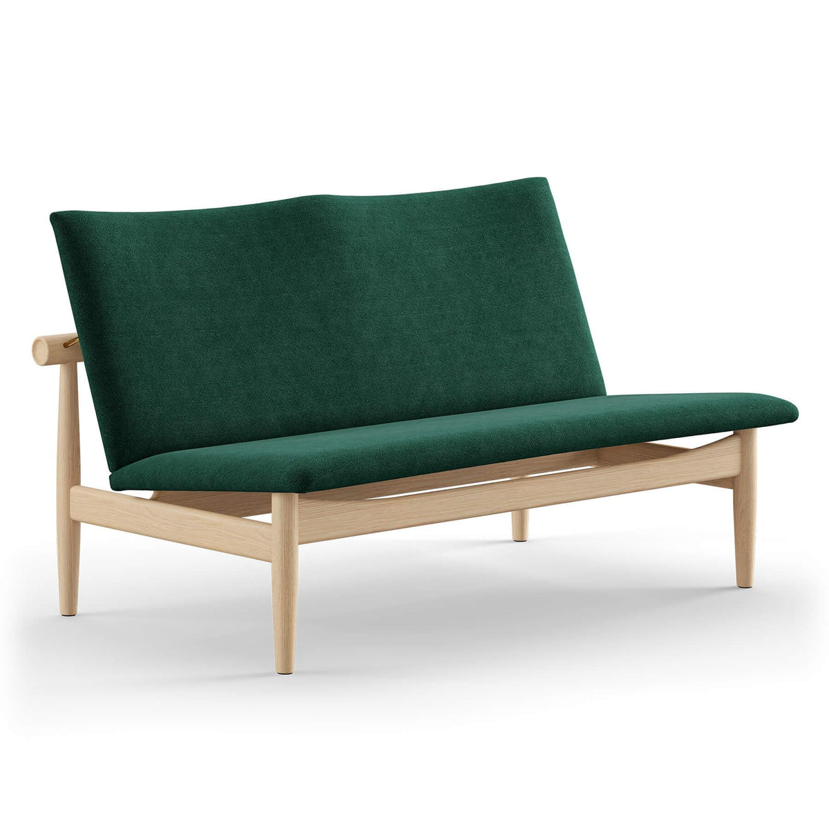 Finn Juhl The Japan 2 Seater Sofa in Clear Oiled Oak