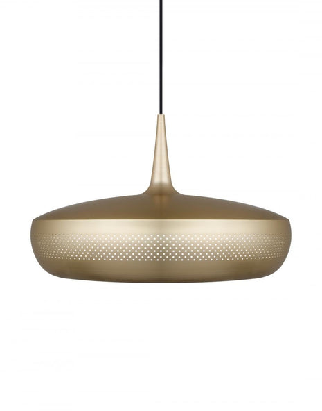 Outlet Umage Clava Dine Pendant Light - Brushed Brass, Black Cable